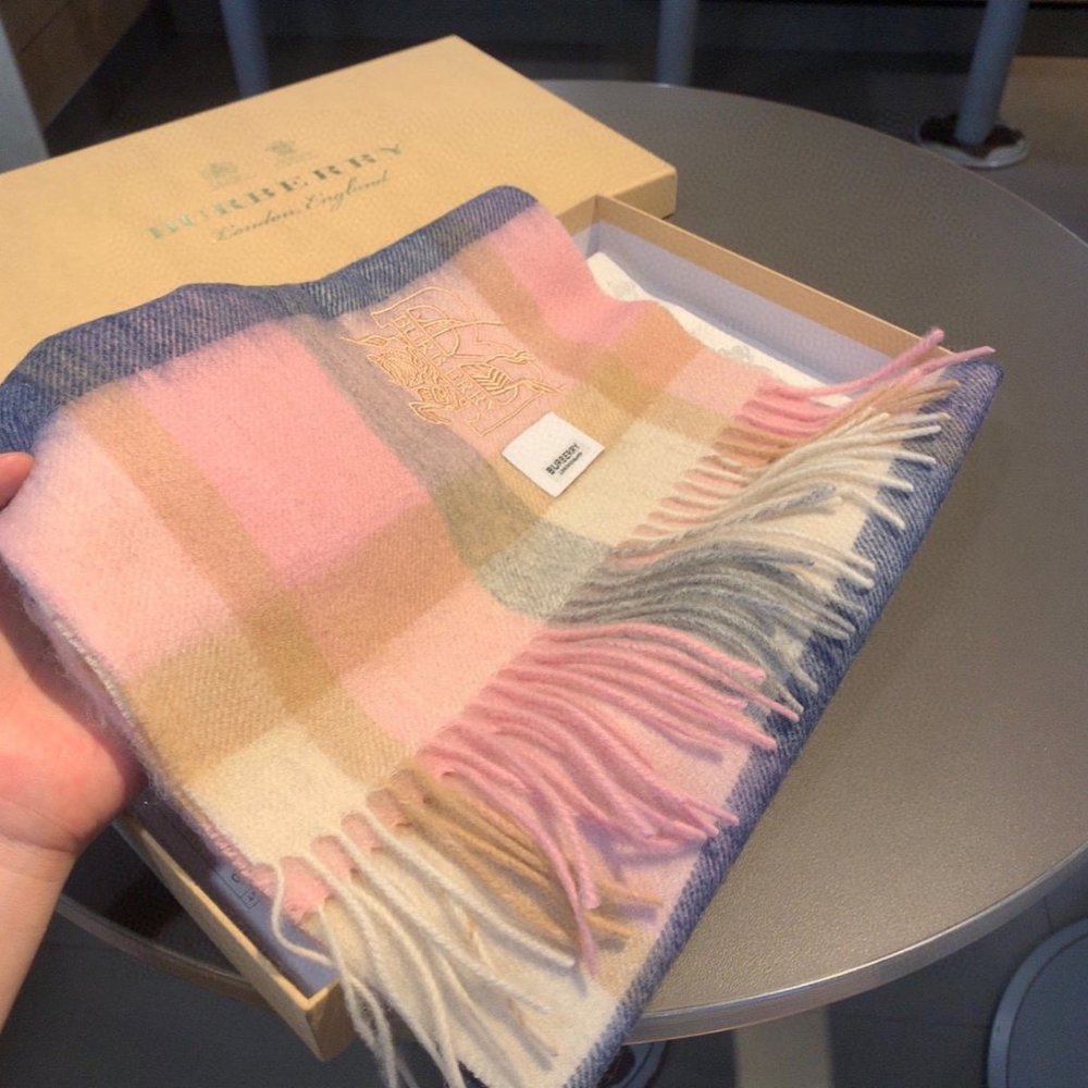 COPY - The plaid scarf is from a Burberry's style